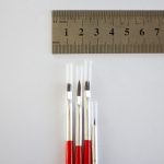 Pędzle syntetyczne do zestawów malowania po numerach akrylowo