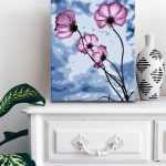 polne kwiaty od akrylowo.pl, malowanie po numerach