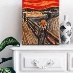 Krzyk Munch od akrylowo, malowanie po numerach