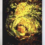 Leśny gościniec od akrylowo, malowanie po numerach