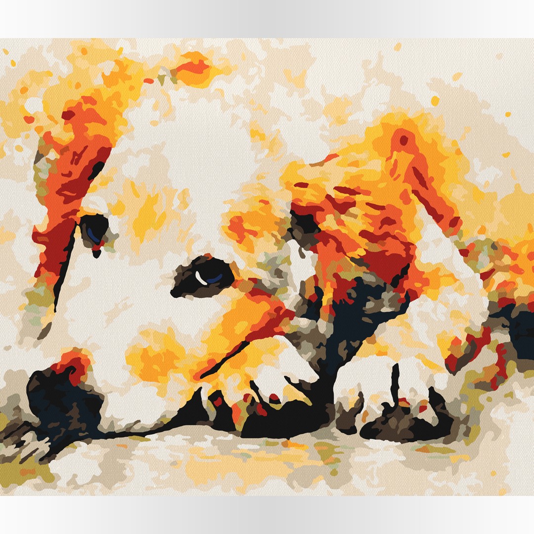 Psi odpoczynek od akrylowo, polskie najwyższej jakości malowanie po numerach