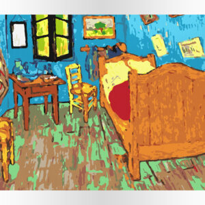 Pokój Van Gogha w Arles od akrylowo, malowanie po numerach dla początkujących, tanio