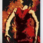 Kobieta w emocjach ze sklepu akrylowo, malowanie po numerach dla początkujących, nowe wzory, tanio