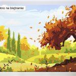 Lecą liście ze sklepu akrylowo, malowanie po numerach dla początkujących, nowe wzory, tanio