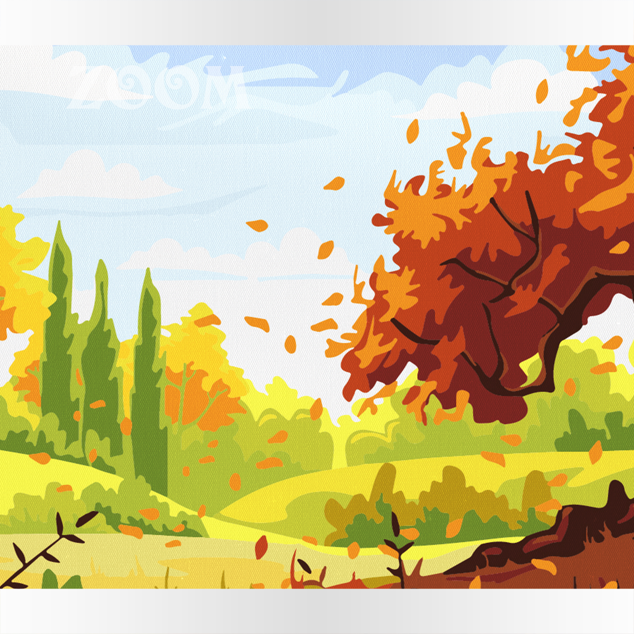 Lecą liście ze sklepu akrylowo, malowanie po numerach dla początkujących, nowe wzory, tanio