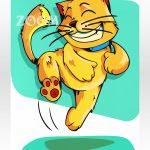 Sympatyczny kot ze sklepu akrylowo, malowanie po numerach dla początkujących i dzieci, nowe wzory, tanio