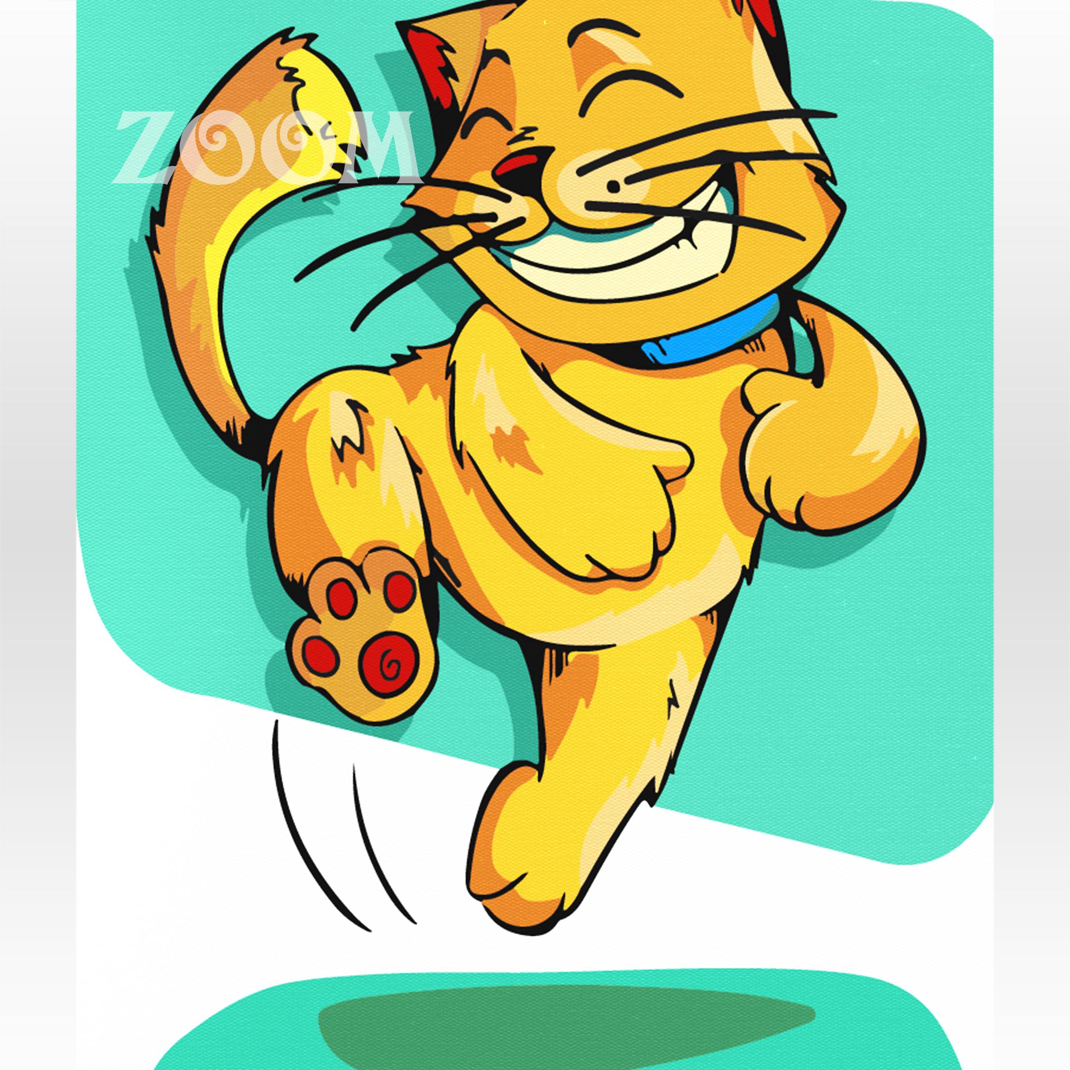 Sympatyczny kot ze sklepu akrylowo, malowanie po numerach dla początkujących i dzieci, nowe wzory, tanio