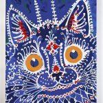 Louis Wain, Gotycki kot nowoczesne, wysokiej jakości i klasy malowanie po numerach ze sklepu malowanego numerami akrylowo, dla zaawansowanych i nowych malarzy