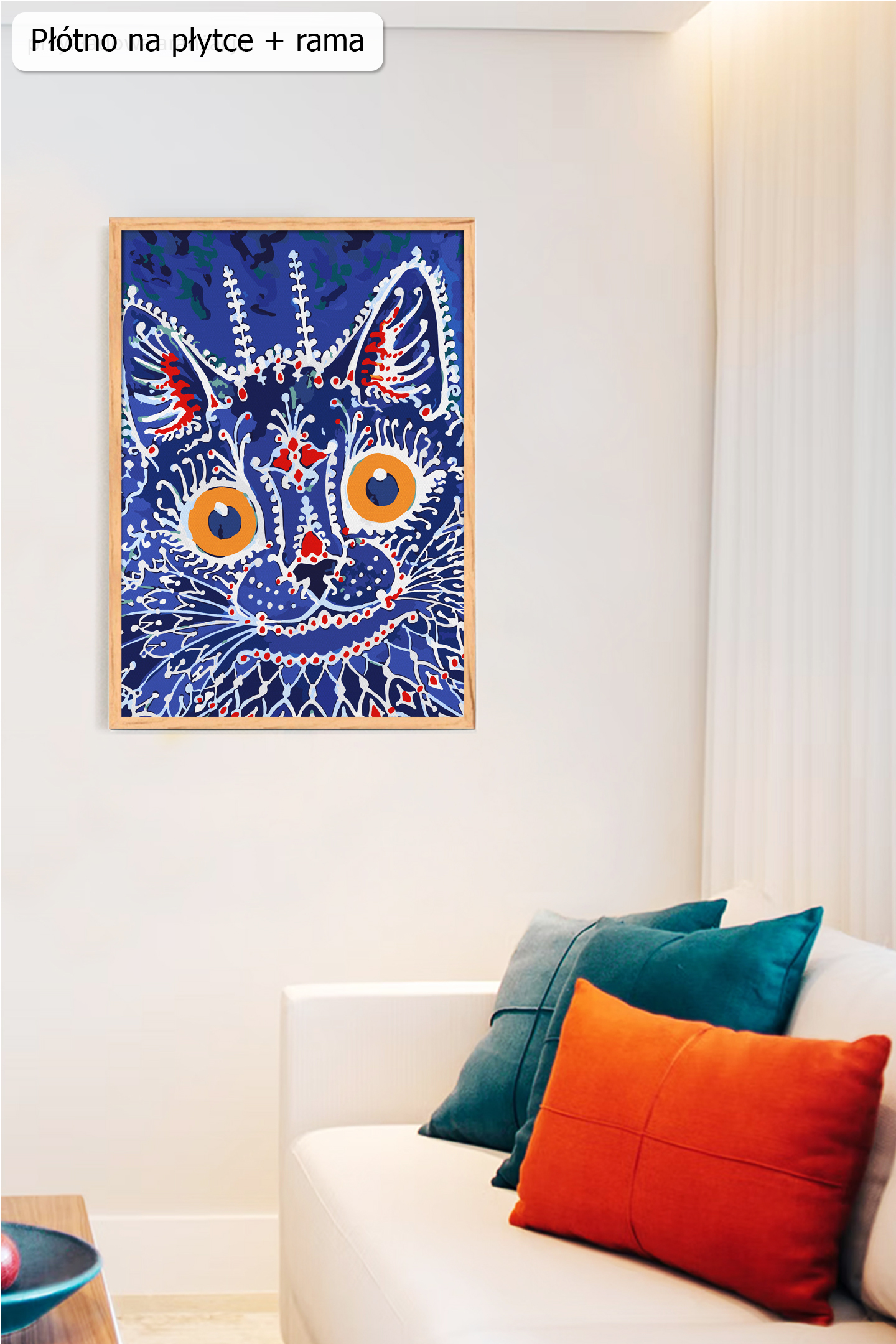 Louis Wain, Gotycki kot nowoczesne, wysokiej jakości i klasy malowanie po numerach ze sklepu malowanego numerami akrylowo, dla zaawansowanych i nowych malarzy