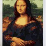 Mona Lisa, Leonardo da Vinci, Gioconda fantastyczne obrazy malowane numerami ze sklepu akrylowo, tanio, dla początkujących i dzieci, dla dorosłych