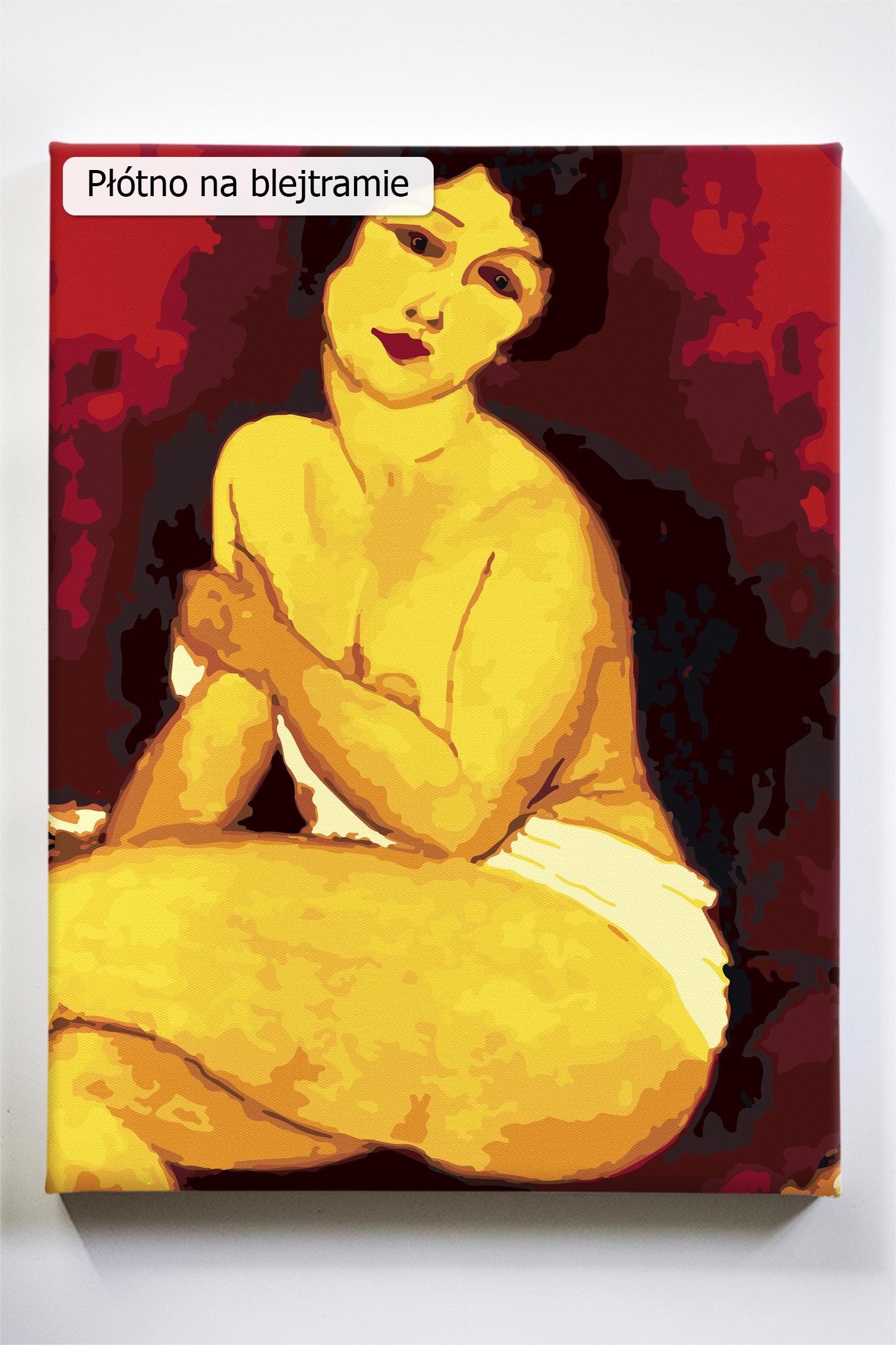 Amedeo Modigliani, Beatrice Hastings, akt, akrylowo.pl sklep z obrazami do malowania po numerach, reprodukcjami wielkich artystów i malarzy