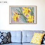 Claude Monet Żonkile, akrylowo.pl sklep z panoramami do malowania po numerach, panoramy numerami malowane, panoramy po numerach dla początkujących, wysoka jakość