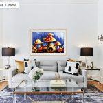 Baśniowe muchomory, Smerfy akrylowo.pl sklep z obrazami do malowania po numerach, malowanie po numerach, maluj numerami, wzory po numerach, dla dzieci, reprodukcje, bajki