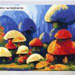 W kolorowej krainie, Smerfy akrylowo.pl sklep z obrazami do malowania po numerach, malowanie po numerach, maluj numerami, wzory po numerach, dla dzieci, reprodukcje, bajki