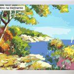 Błękit morza akrylowo.pl sklep z obrazami do malowania po numerach, malowanie po numerach, maluj numerami, wzory po numerach, dla dzieci, reprodukcje, malarze, łatwe, proste, tanie, wysoka jakość, dla początkujących, bajki, blejtram, płyta z ramą, płytka bez ramy, obrazy do malowania