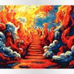 Z piekła do nieba akrylowo.pl sklep z obrazami do malowania po numerach, malowanie po numerach, maluj numerami, wzory po numerach, dla dzieci, reprodukcje, malarze, łatwe, proste, tanie, wysoka jakość, dla początkujących, bajki, blejtram, płyta z ramą, płytka bez ramy, obrazy do malowania