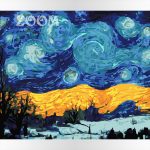 Gwiaździsta noc zimą, Vincent van Gogh, świetne obrazy do malowania po numerach, wspaniałe wzory malowane numerami, sklep akrylowo.pl obrazy do samodzielnego wykonania dla dzieci i zaawansowanych