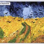 Pole pszenicy z krukami Vincent van Gogh, świetne obrazy do malowania po numerach, wspaniałe wzory malowane numerami, sklep akrylowo.pl obrazy do samodzielnego wykonania dla dzieci i zaawansowanych