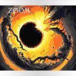 Horyzont zdarzeń. Czarna dziura. Wspaniałe, piękne, dopracowane obrazy malowane po numerach. Sklep akrylowo.pl to wymarzone miejsce dla malarzy amatorów. Maluj numerami. Dla dzieci i dorosłych.