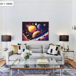 Kosmiczny wymiar. Wspaniałe, piękne, dopracowane obrazy malowane po numerach. Sklep akrylowo.pl to wymarzone miejsce dla malarzy amatorów. Maluj numerami. Dla dzieci i dorosłych.