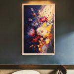 Bukiet w blasku. Kwiaty. Panorama. Wspaniałe, piękne, dopracowane obrazy malowane po numerach. Sklep akrylowo.pl to wymarzone miejsce dla malarzy amatorów. Maluj numerami. Dla dzieci i dorosłych. Akrylowo.pl polski producent malowania po numerach.