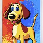 Chodź na spacer. Piesek dla dzieci. Wspaniałe, piękne, dopracowane obrazy malowane po numerach. Sklep akrylowo.pl to wymarzone miejsce dla malarzy amatorów. Maluj numerami. Dla dzieci i dorosłych. Akrylowo.pl polski producent malowania po numerach.