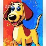 Chodź na spacer. Piesek dla dzieci. Wspaniałe, piękne, dopracowane obrazy malowane po numerach. Sklep akrylowo.pl to wymarzone miejsce dla malarzy amatorów. Maluj numerami. Dla dzieci i dorosłych. Akrylowo.pl polski producent malowania po numerach.