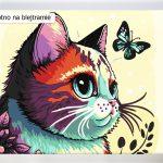 Ciekawski kotek. Kot dla dzieci. Wspaniałe, piękne, dopracowane obrazy malowane po numerach. Sklep akrylowo.pl to wymarzone miejsce dla malarzy amatorów. Maluj numerami. Dla dzieci i dorosłych. Akrylowo.pl polski producent malowania po numerach.