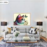 Ciekawski kotek. Kot dla dzieci. Wspaniałe, piękne, dopracowane obrazy malowane po numerach. Sklep akrylowo.pl to wymarzone miejsce dla malarzy amatorów. Maluj numerami. Dla dzieci i dorosłych. Akrylowo.pl polski producent malowania po numerach.