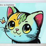 Złapać motylka. Kotek dla dzieci. Wspaniałe, piękne, dopracowane obrazy malowane po numerach. Sklep akrylowo.pl to wymarzone miejsce dla malarzy amatorów. Maluj numerami. Dla dzieci i dorosłych. Akrylowo.pl polski producent malowania po numerach.