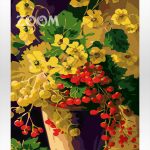 Bukiet z owocami. Obraz do malowania po numerach polskiego producenta akrylowo.