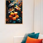 Gasnący kolor. Obraz do malowania po numerach polskiego producenta akrylowo.