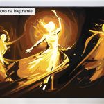 Taniec świateł. Obraz do malowania po numerach polskiego producenta akrylowo.