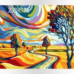 W drogę. Vincent van Gogh, inspiracje. Malowanie po numerach, sklep akrylowo. Producent.