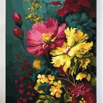 Wyjść z cienia. Kwiaty. Malowanie po numerach, sklep akrylowo. Producent.