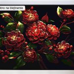 Z czerwieni w czerń. Obraz do malowania po numerach polskiego producenta akrylowo.