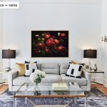 Z czerwieni w czerń. Obraz do malowania po numerach polskiego producenta akrylowo.