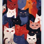 Malowanie po numerach. Kotki.