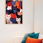 Malowanie po numerach. Kotki.