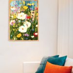 Malowanie po numerach. Polne kwiaty, łąka.