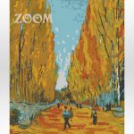 Malowanie po numerach. Polski producent. Les Alyscamps. Vincent van Gogh.