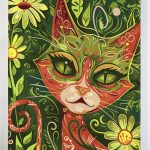 Malowanie po numerach, ręcznie wykonane, w 100% polskie. Kot, koty, kotka, zwierzęta.