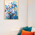 Malowanie po numerach, ręcznie wykonane, w 100% polskie. Dla dorosłych, Irys, irysy, kwiaty.