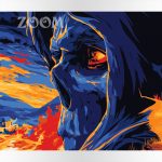 Malowanie po numerach dla wymagających. Akrylowo. Fantasy, dark