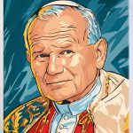 Malowanie po numerach dla wymagających. Akrylowo. Jan Paweł II, polski papież