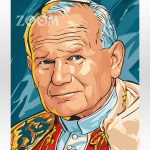 Malowanie po numerach dla wymagających. Akrylowo. Jan Paweł II, polski papież