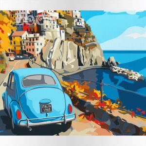 Malowanie po numerach dla wymagających. Akrylowo. Italia, Włochy, Garbus