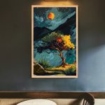Malowanie po numerach dla wymagających. Akrylowo. Tajemnica, drzewo, baśń, fantasy